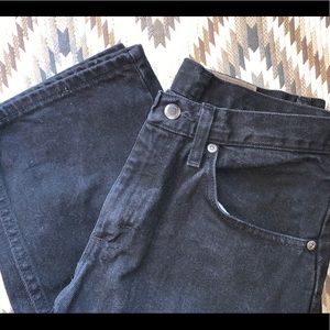 high waisted wrangler straight jeans